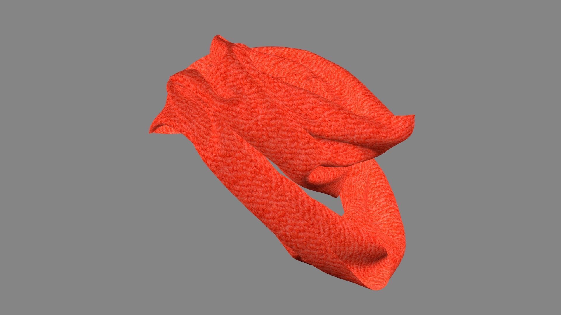 Dress collars scarves and necklaces decorated 3d models 3D model_6