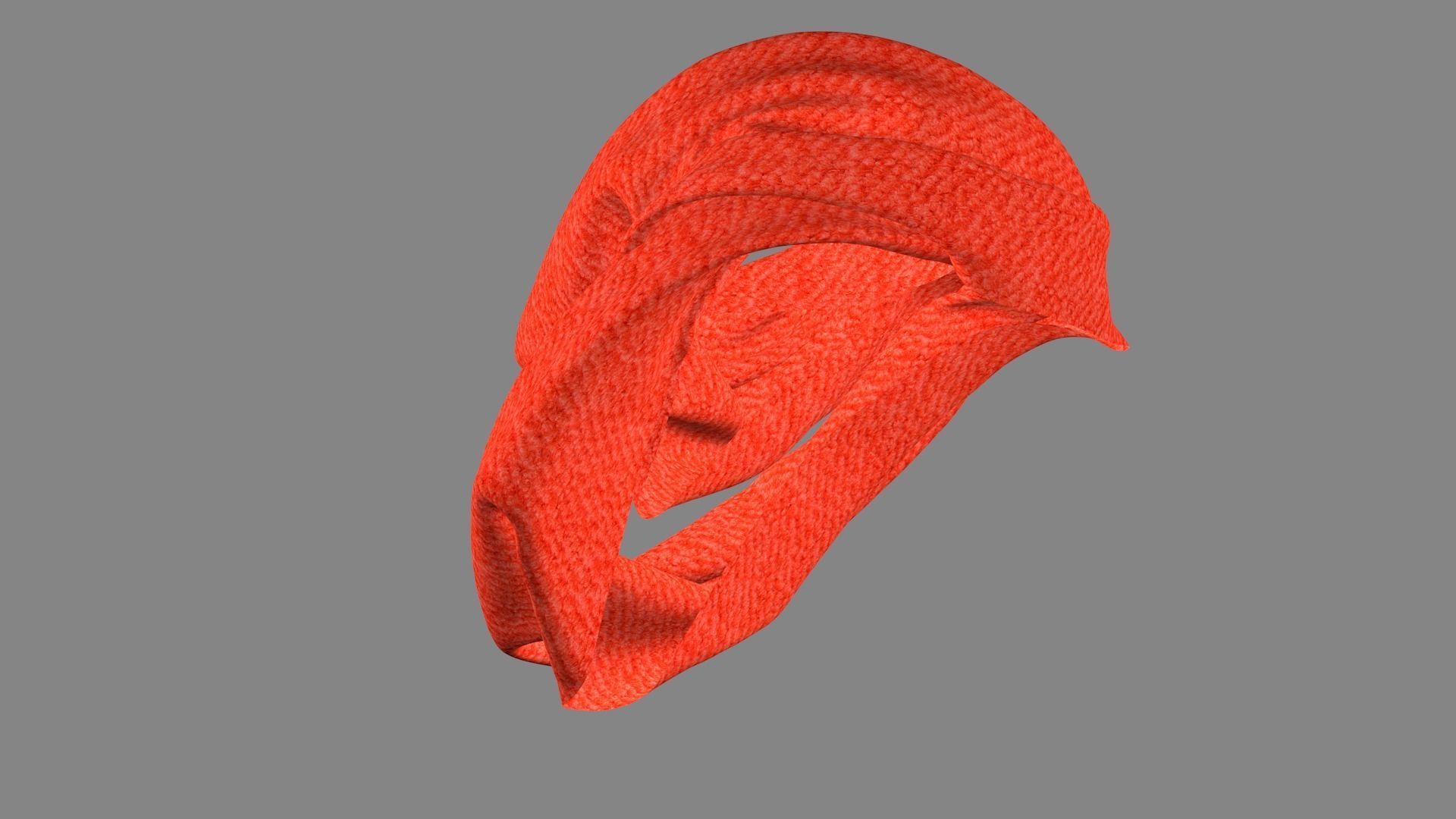Dress collars scarves and necklaces decorated 3d models 3D model_4