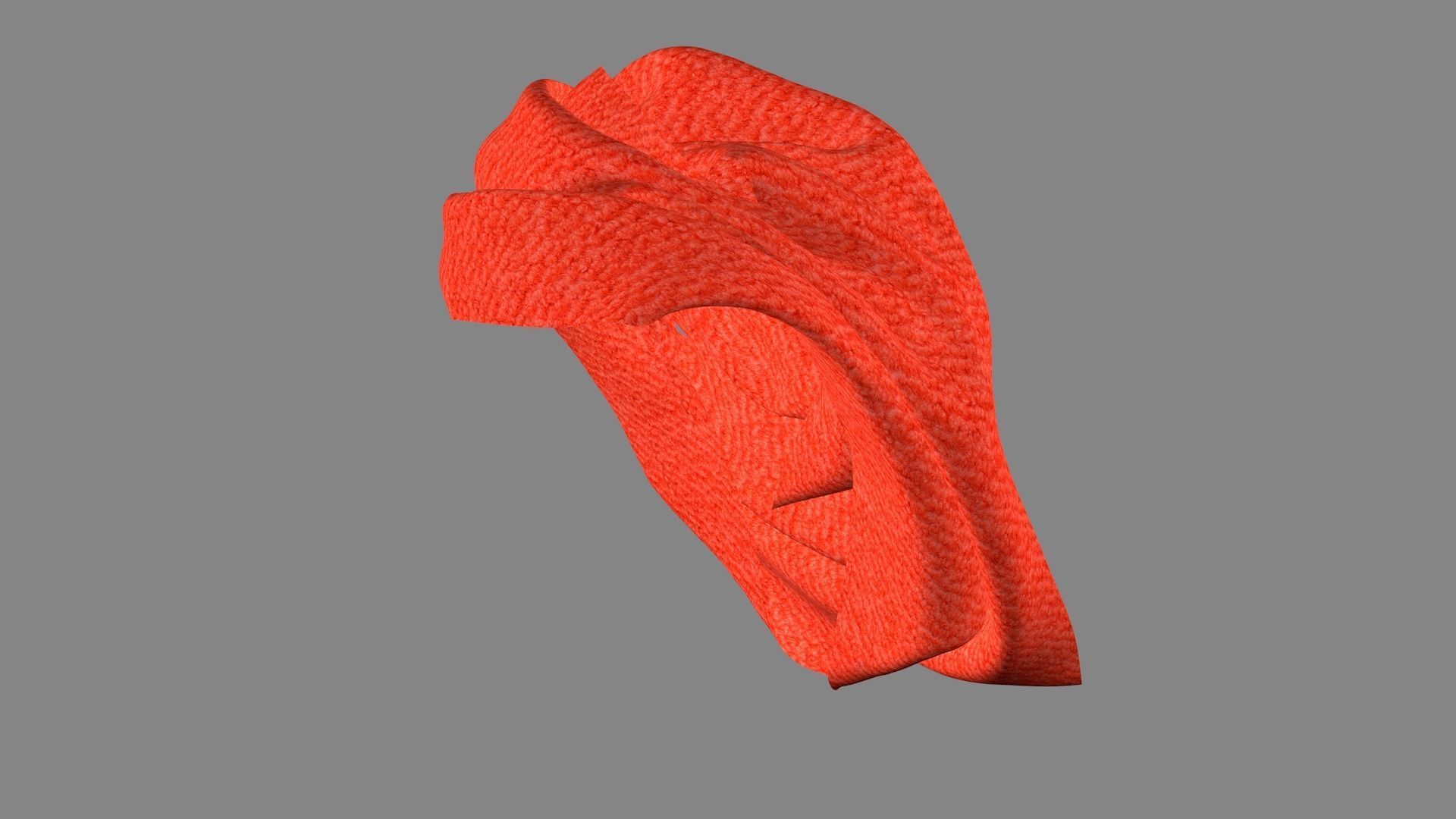 Dress collars scarves and necklaces decorated 3d models 3D model_5