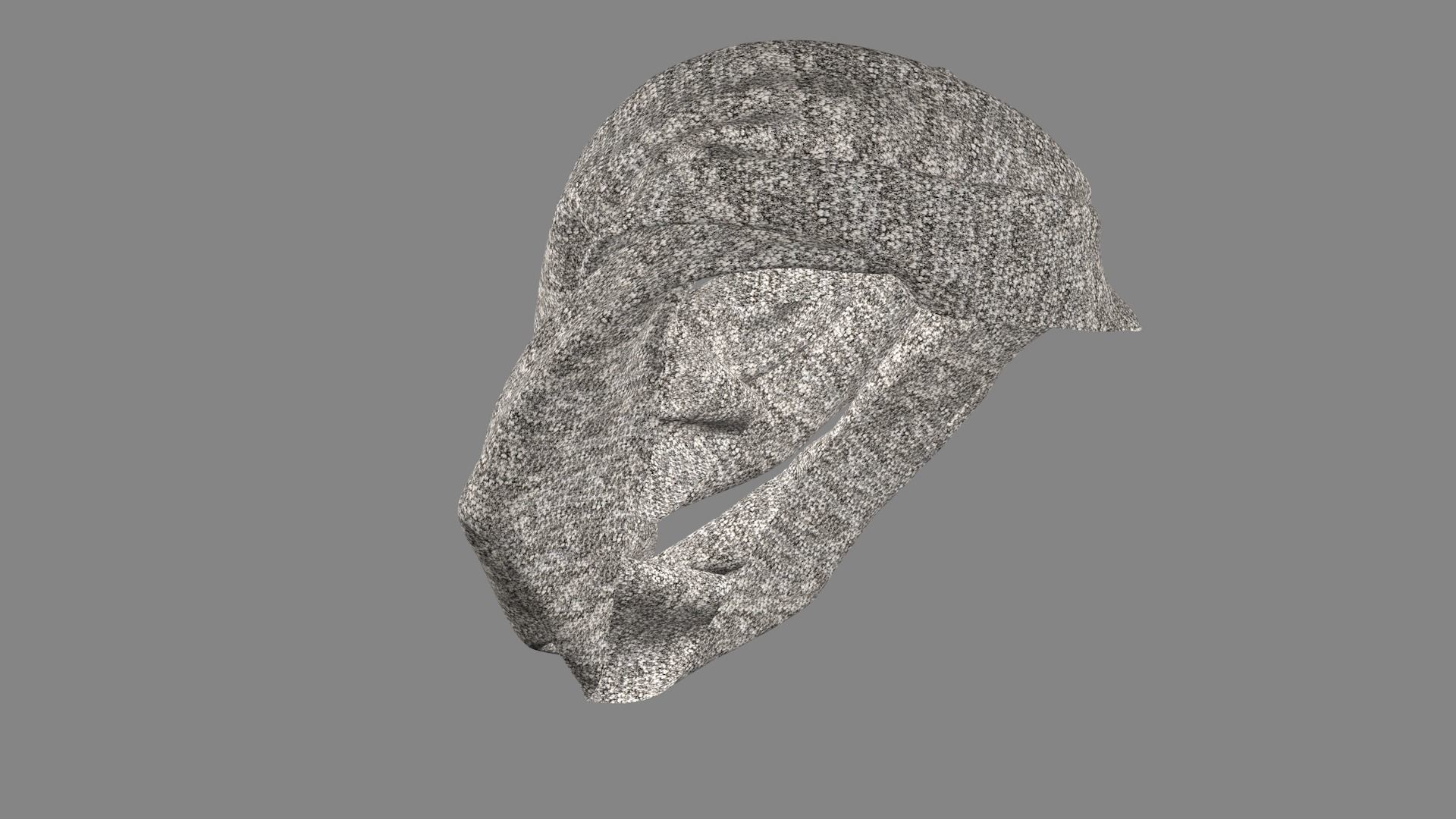 Dress collars scarves and necklaces decorated 3d models 3D model_3