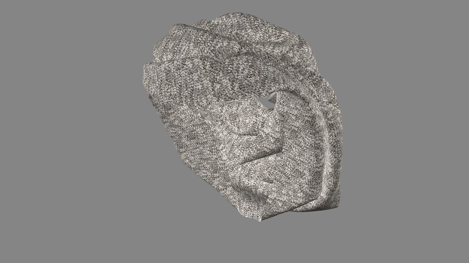 Dress collars scarves and necklaces decorated 3d models 3D model_4