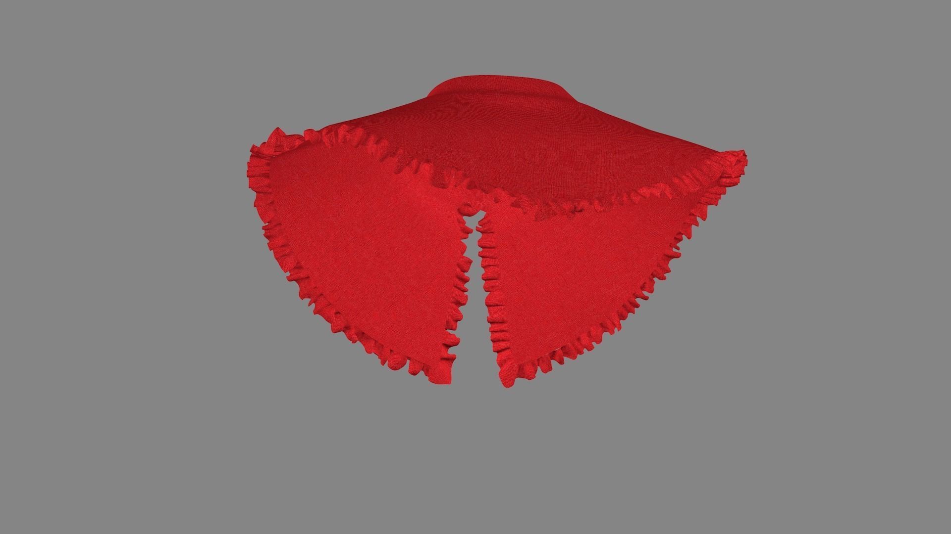 Dress collars scarves and necklaces decorated 3d models 3D model_4