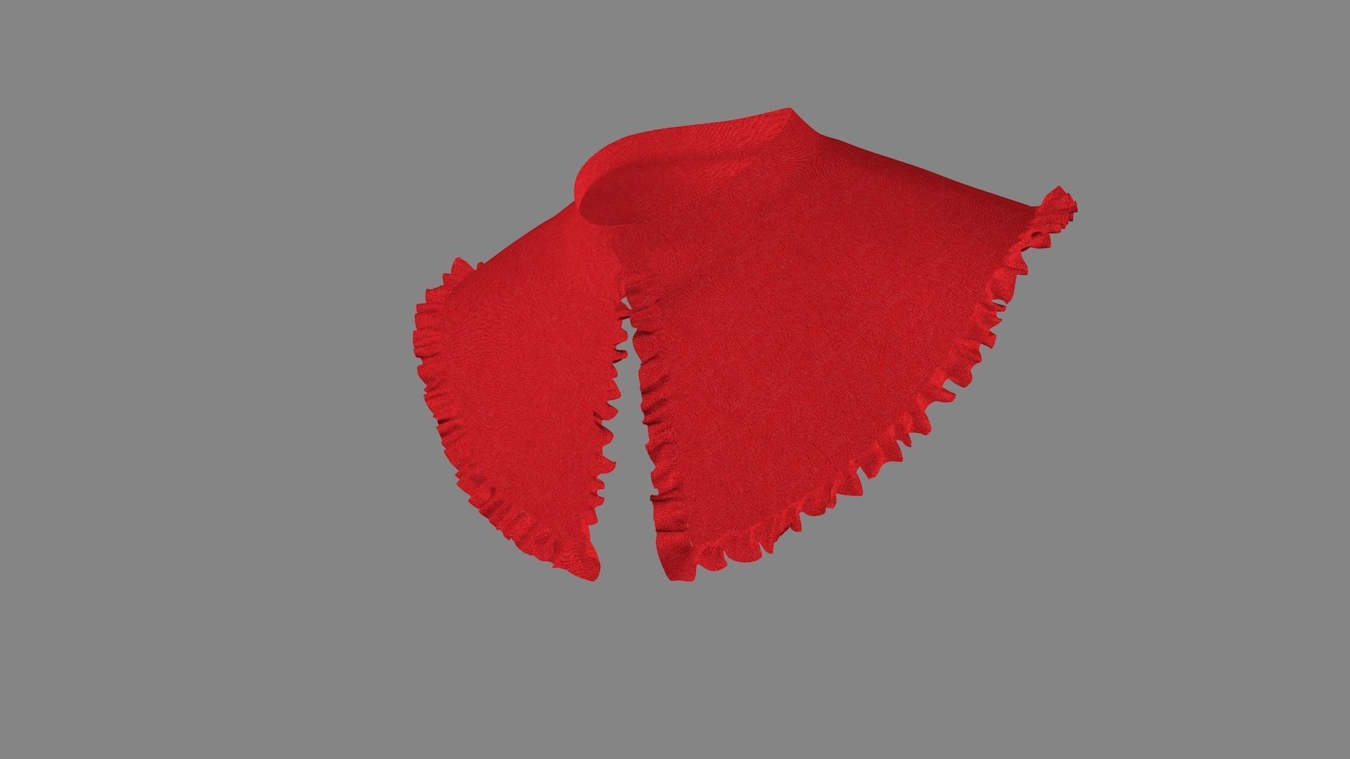 Dress collars scarves and necklaces decorated 3d models 3D model_2
