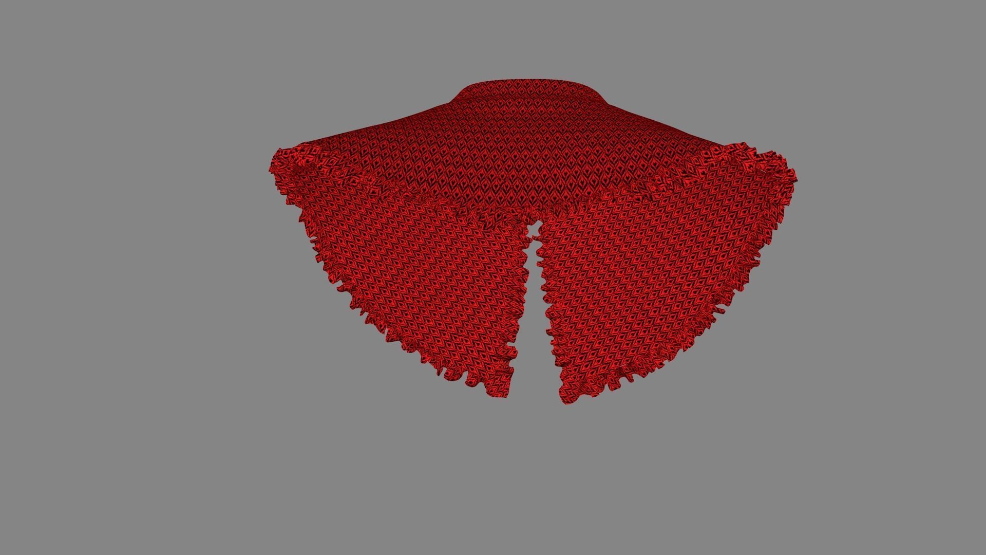 Dress collars scarves and necklaces decorated 3d models 3D model_4