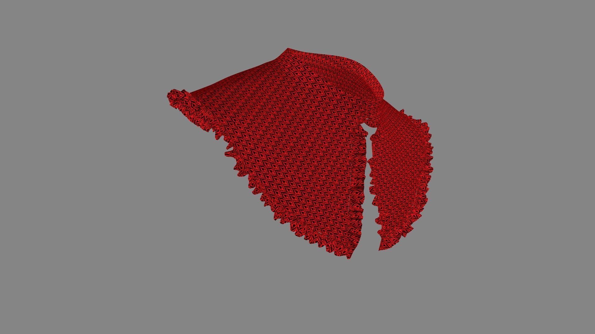 Dress collars scarves and necklaces decorated 3d models 3D model_6