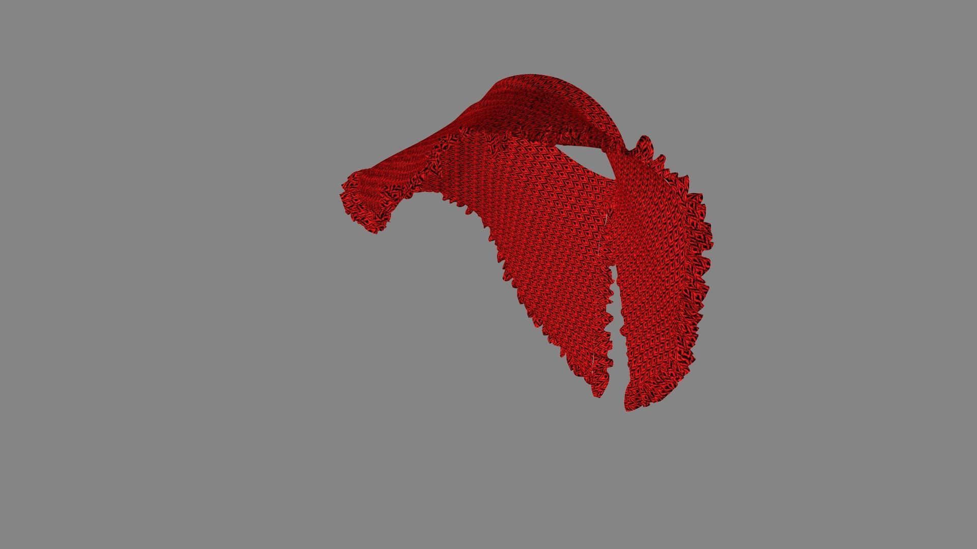 Dress collars scarves and necklaces decorated 3d models 3D model_5