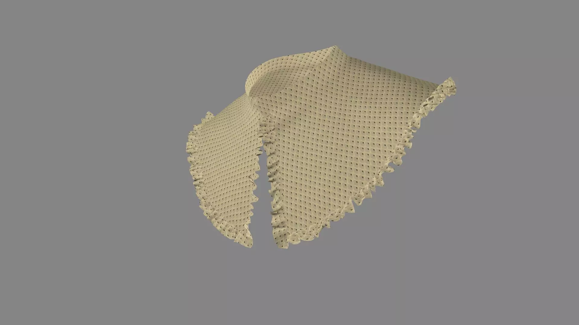 Dress collars scarves and necklaces decorated 3d models 3D model_0