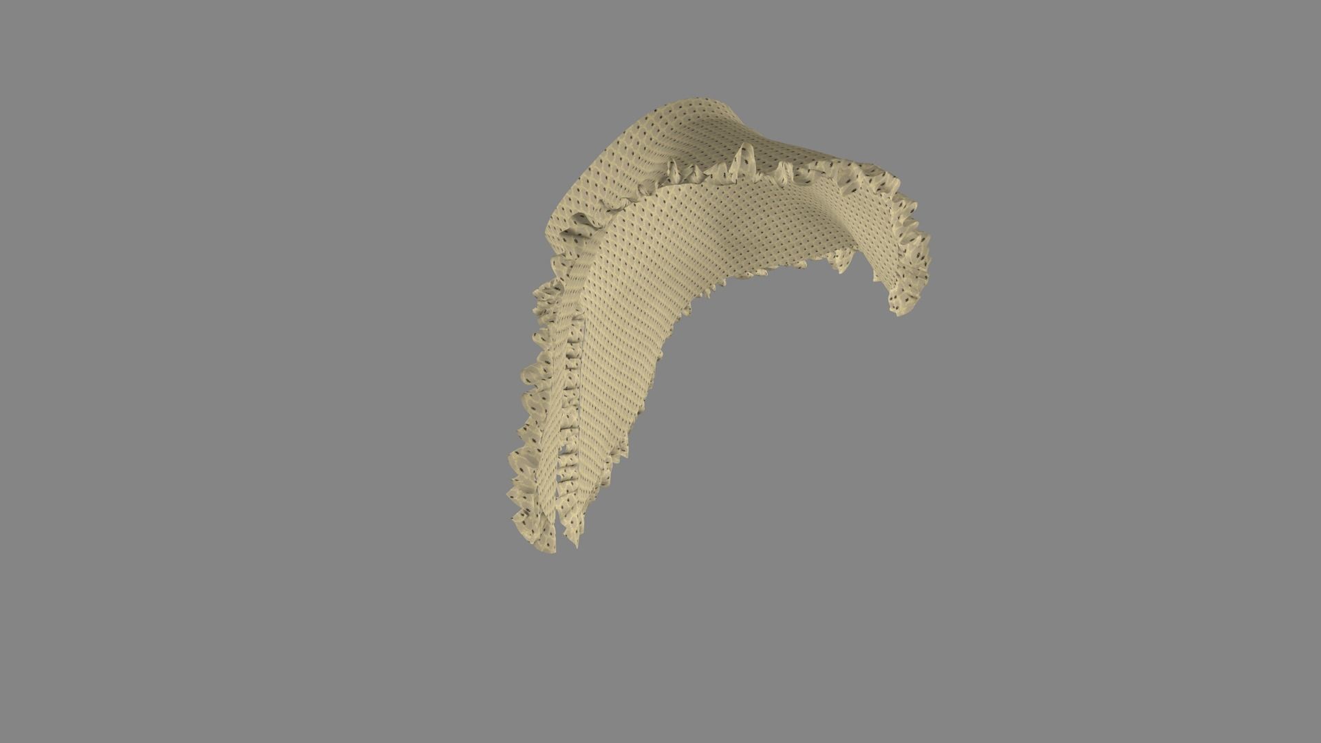 Dress collars scarves and necklaces decorated 3d models 3D model_2