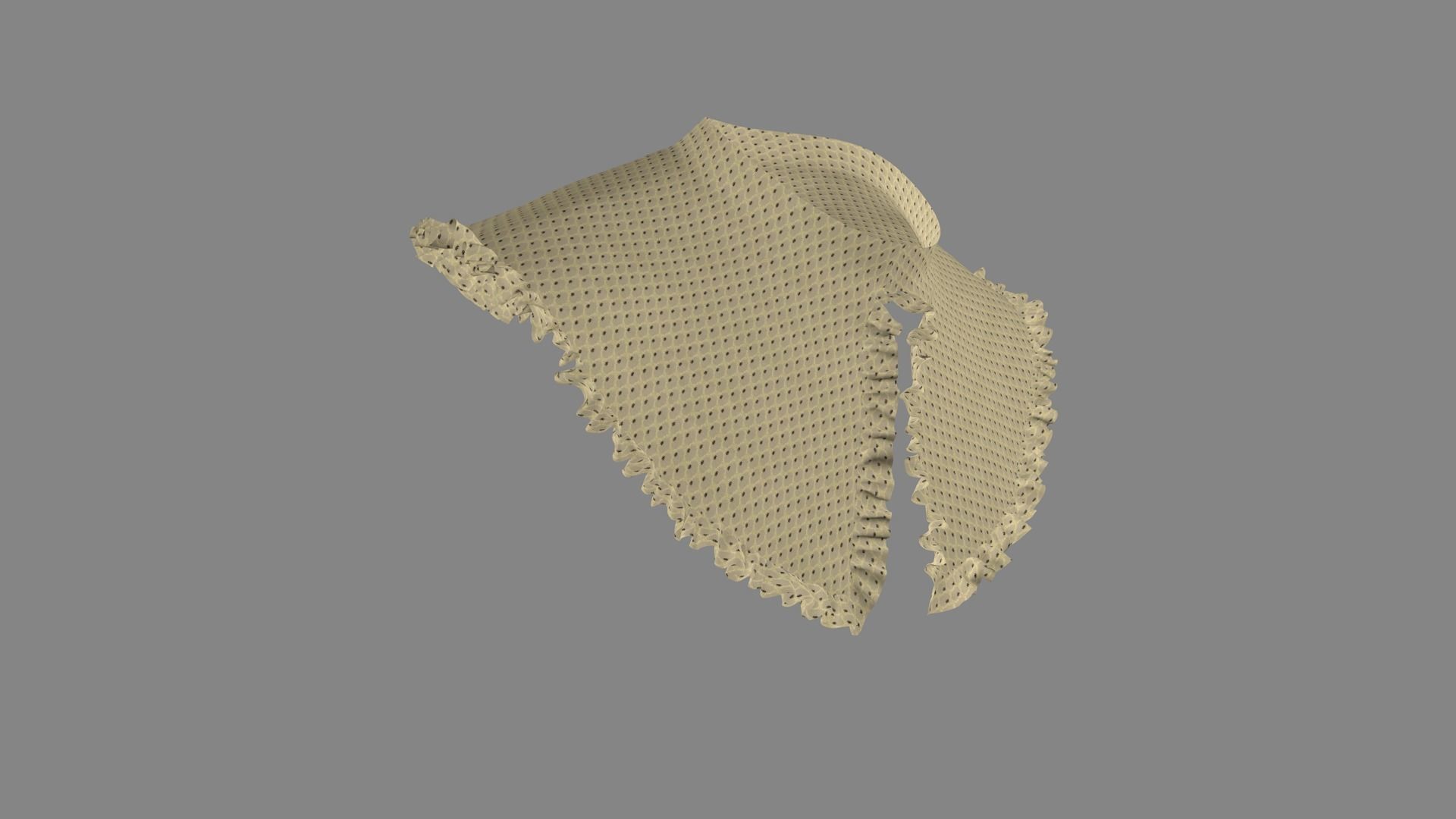 Dress collars scarves and necklaces decorated 3d models 3D model_5