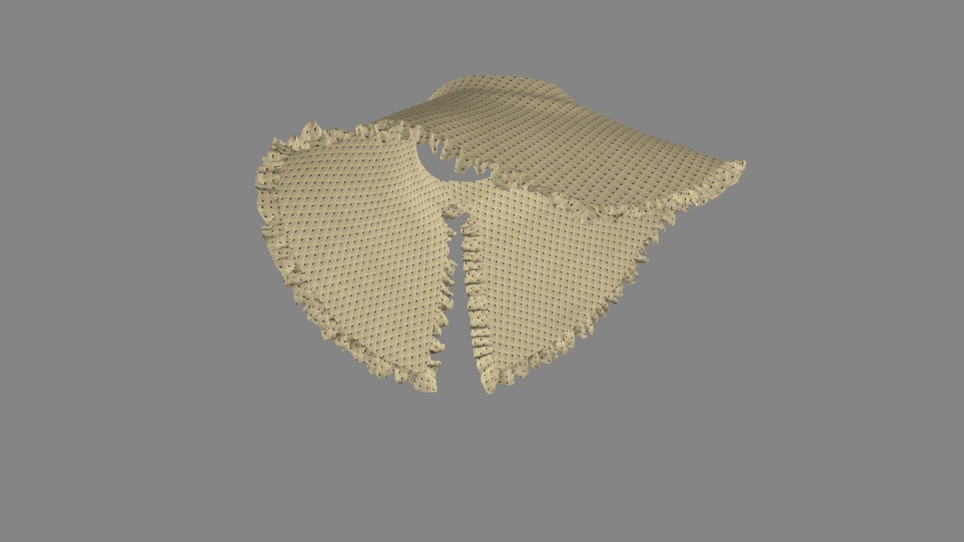 Dress collars scarves and necklaces decorated 3d models 3D model_3