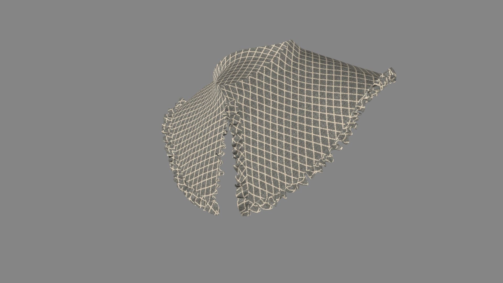 Dress collars scarves and necklaces decorated 3d models 3D model_6