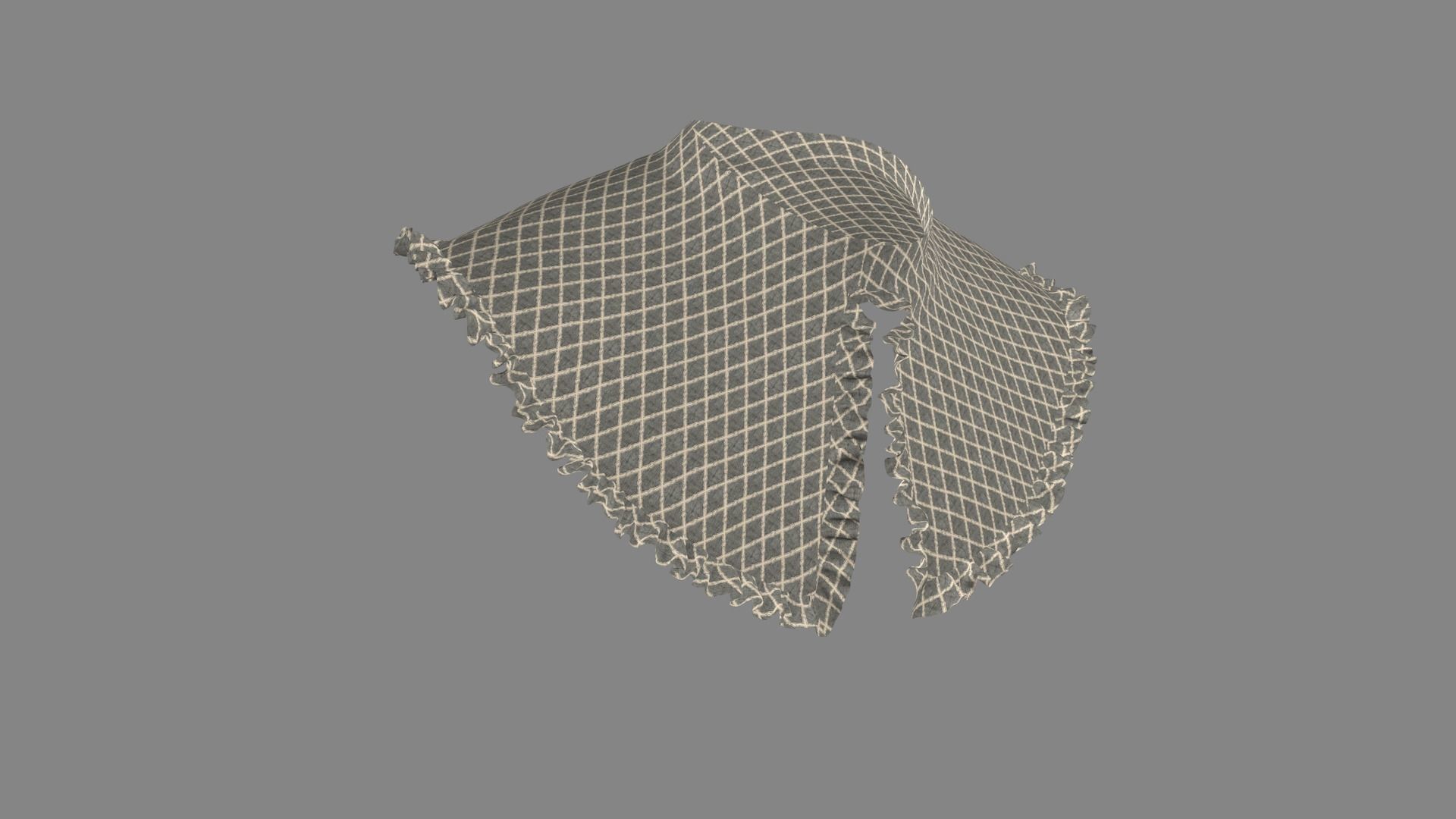 Dress collars scarves and necklaces decorated 3d models 3D model_5