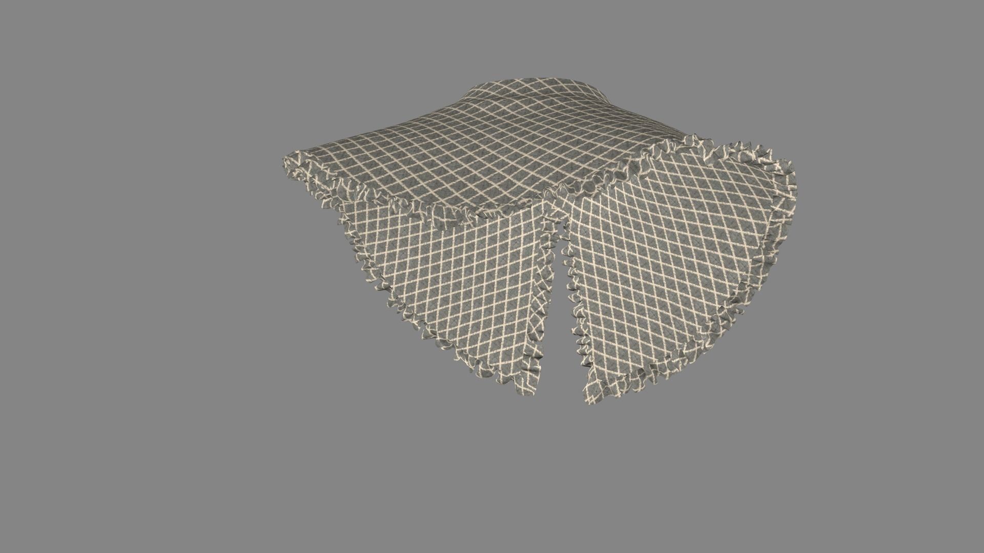 Dress collars scarves and necklaces decorated 3d models 3D model_3