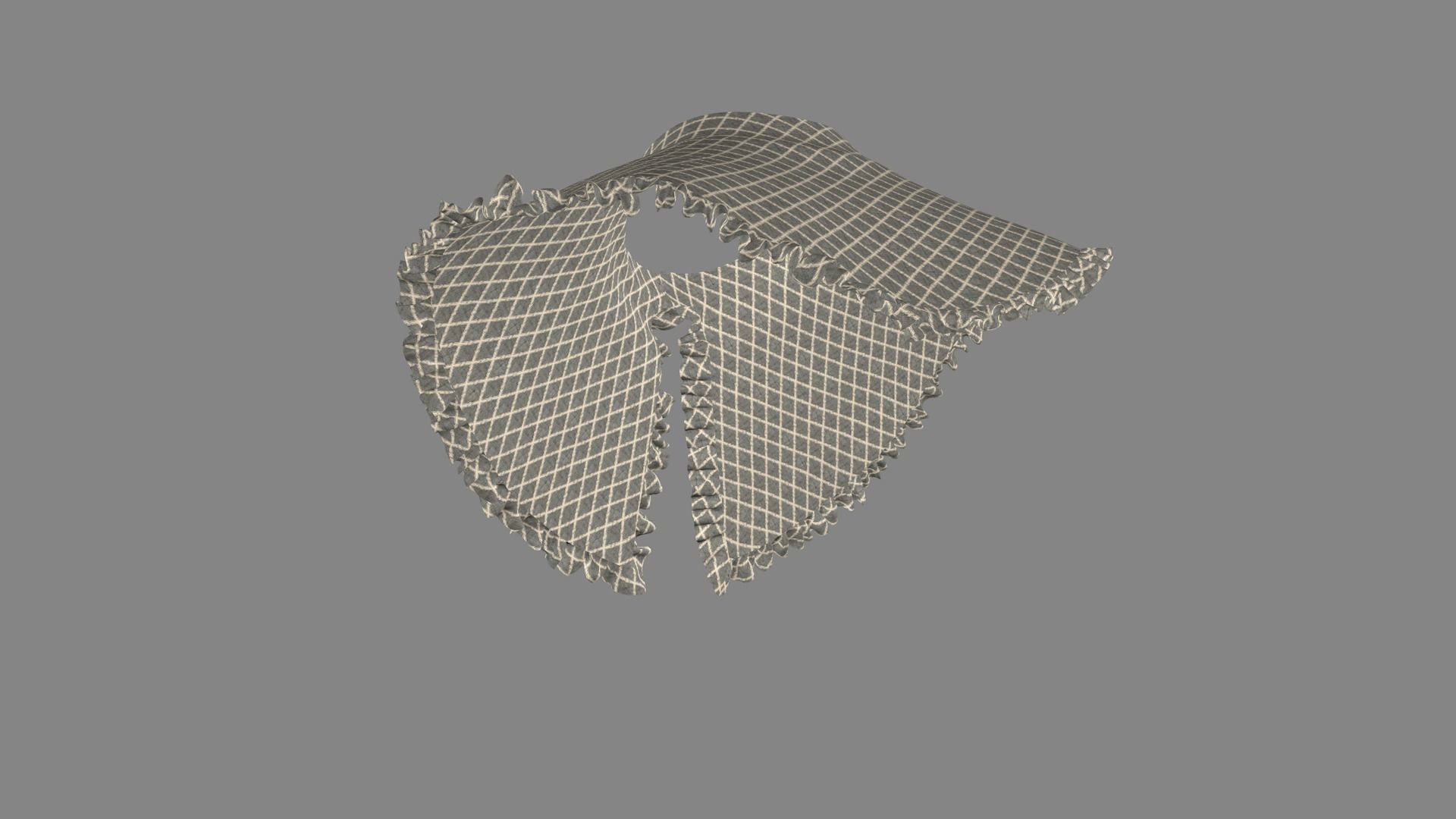 Dress collars scarves and necklaces decorated 3d models 3D model_2