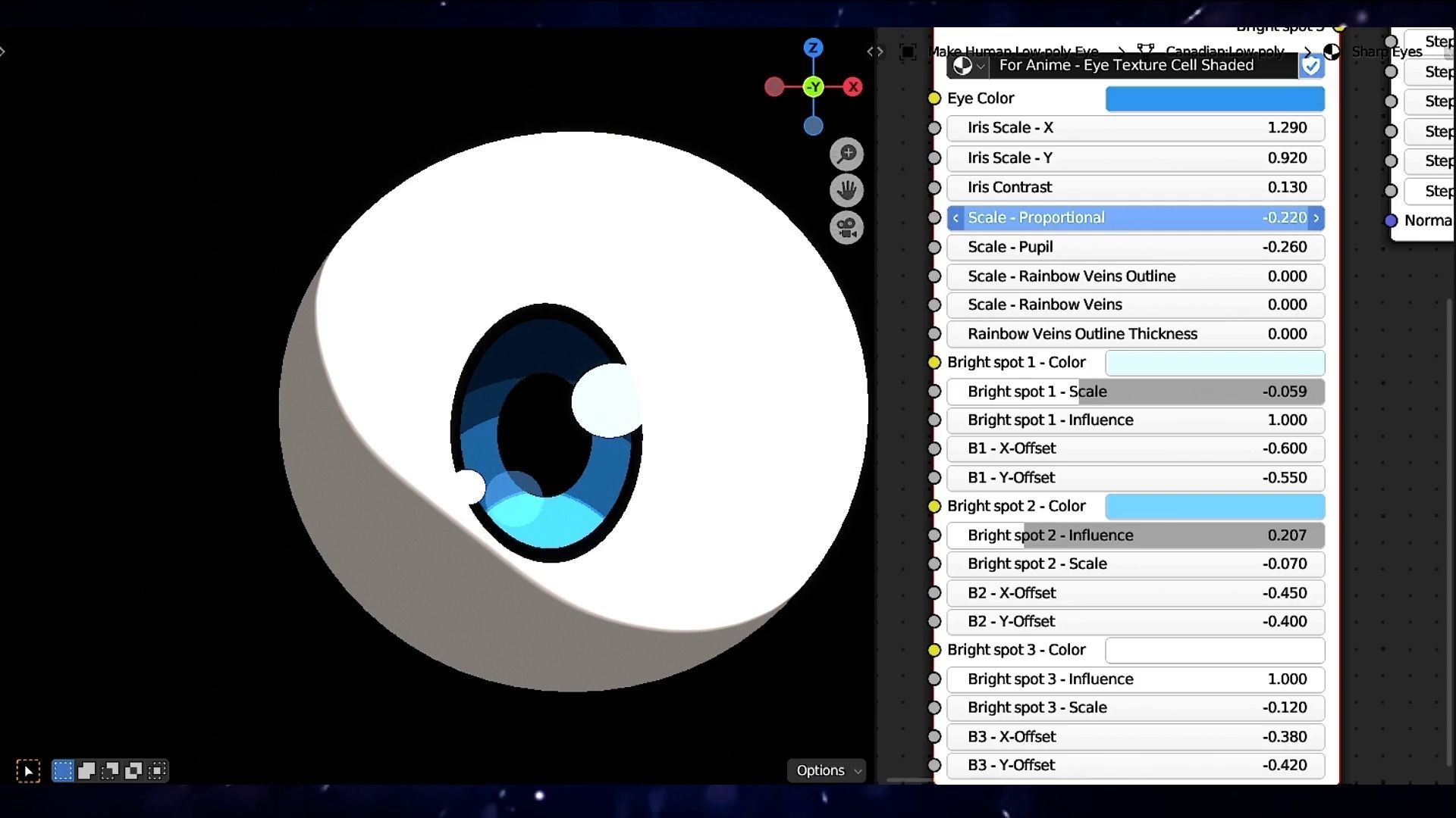 For Anime in Blender - Procedural Eye texture Texture_7