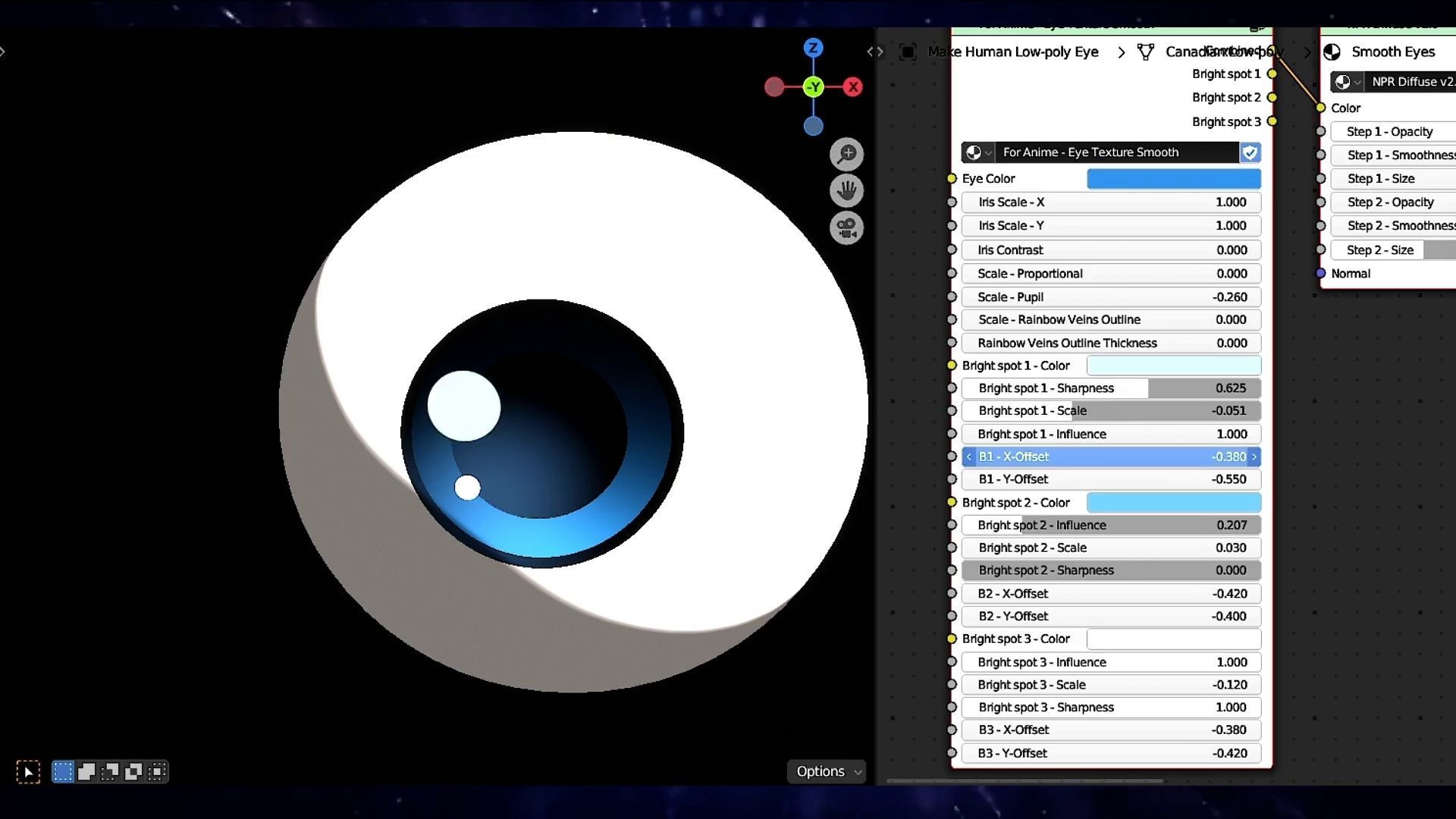 For Anime in Blender - Procedural Eye texture Texture_32