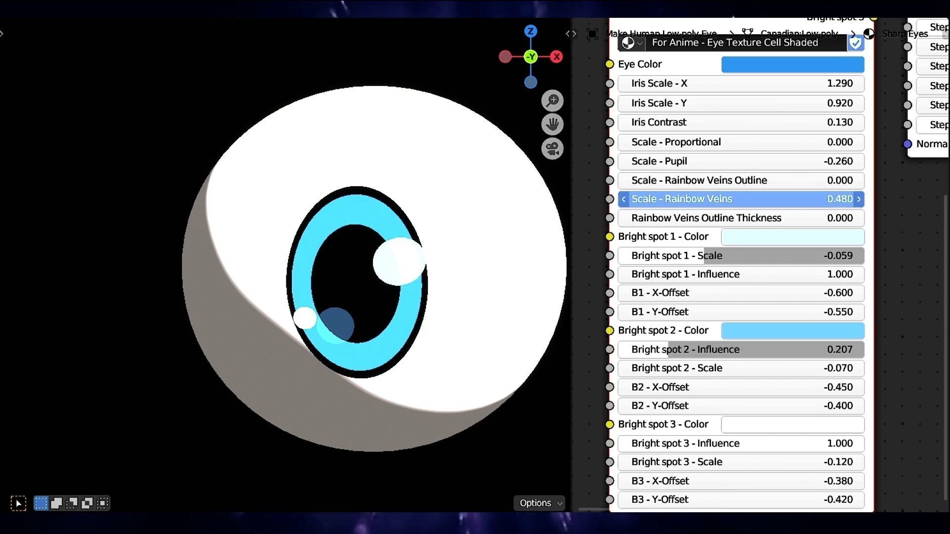For Anime in Blender - Procedural Eye texture Texture_9