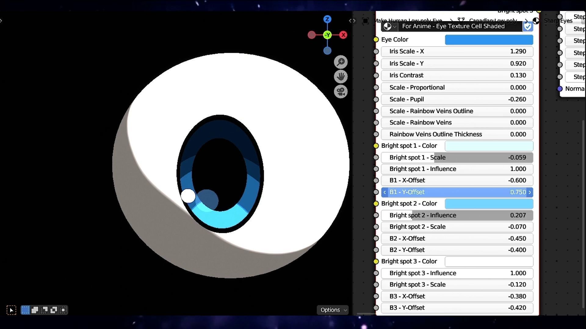 For Anime in Blender - Procedural Eye texture Texture_13