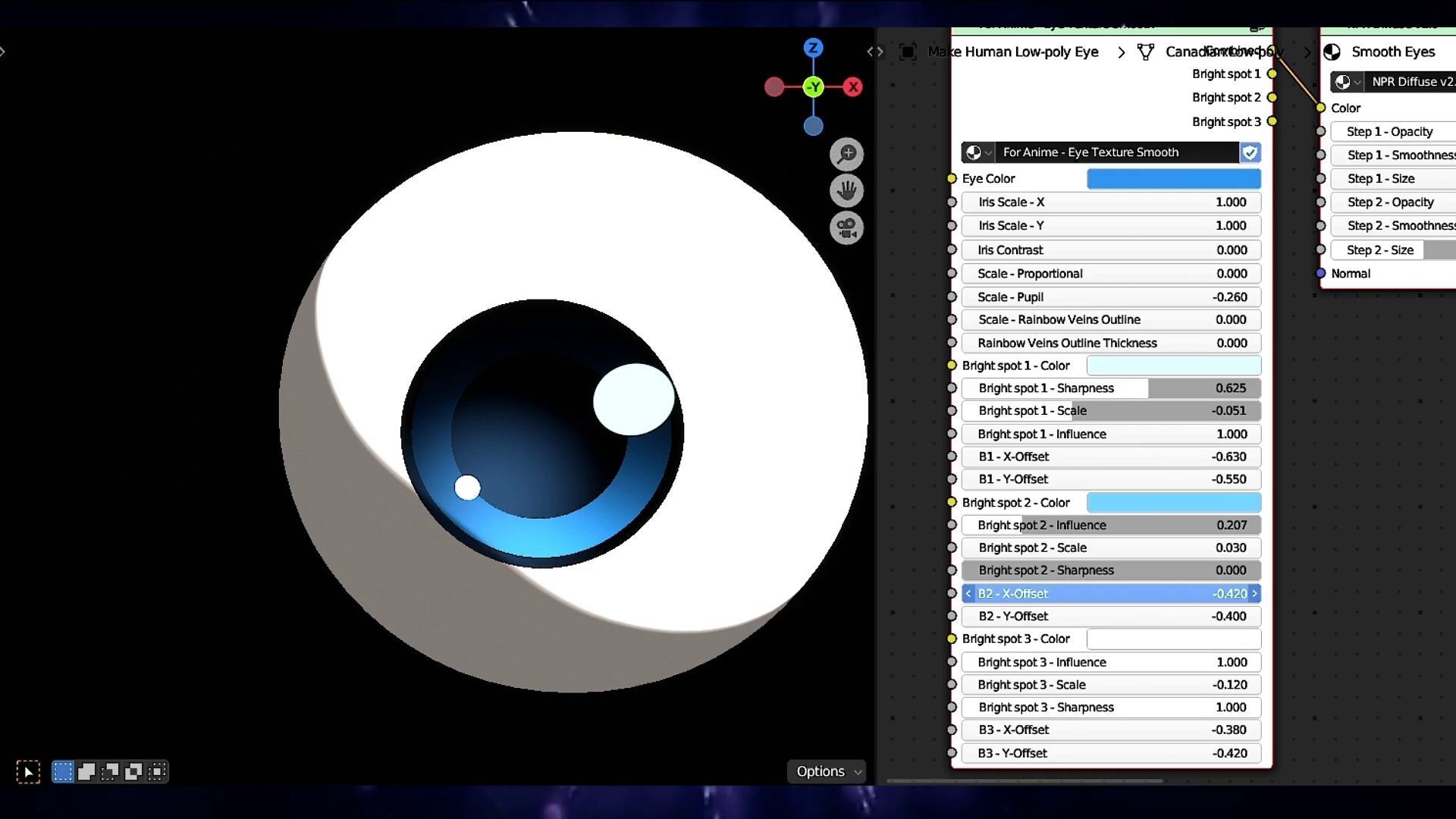 For Anime in Blender - Procedural Eye texture Texture_36