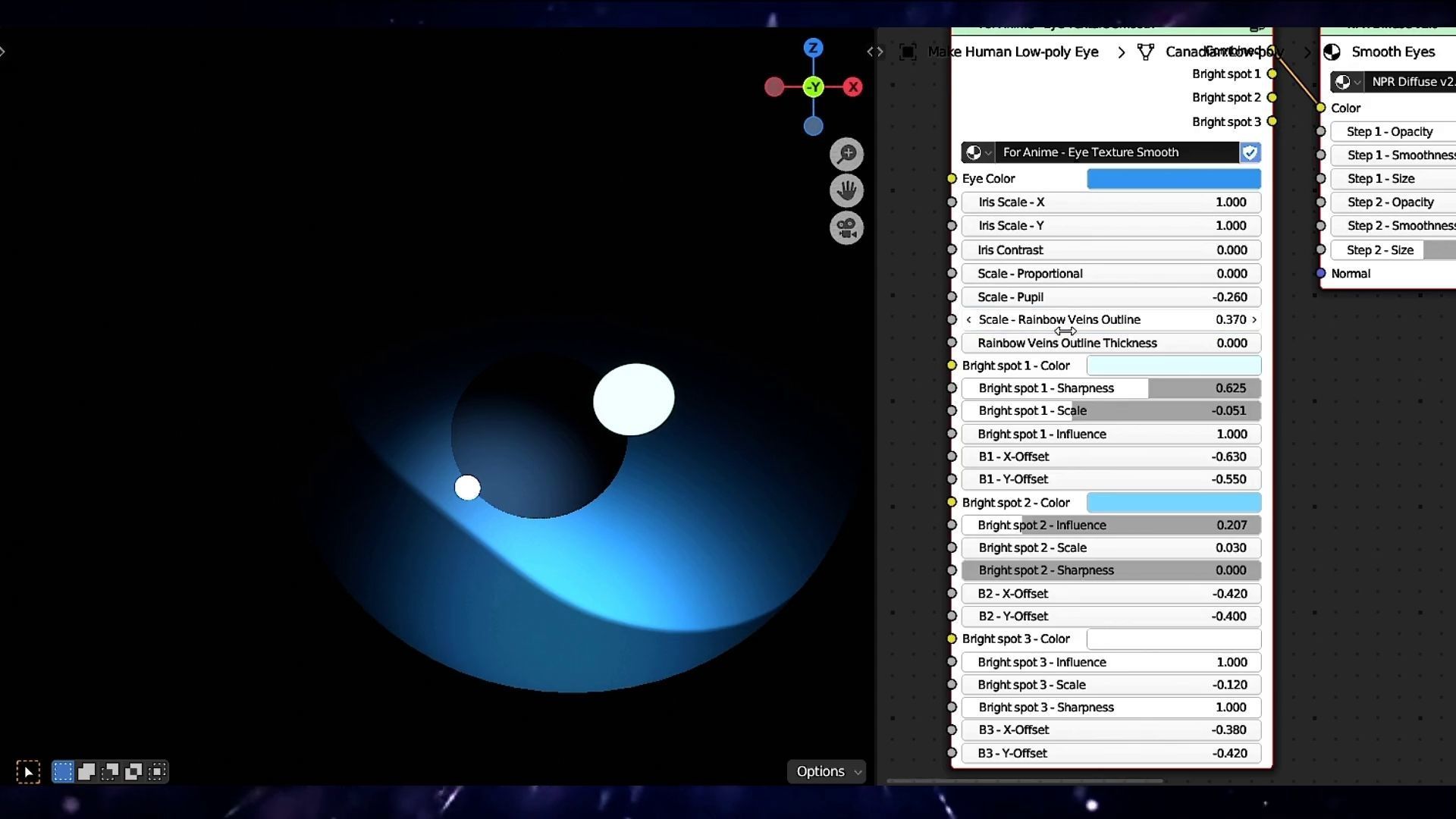 For Anime in Blender - Procedural Eye texture Texture_27