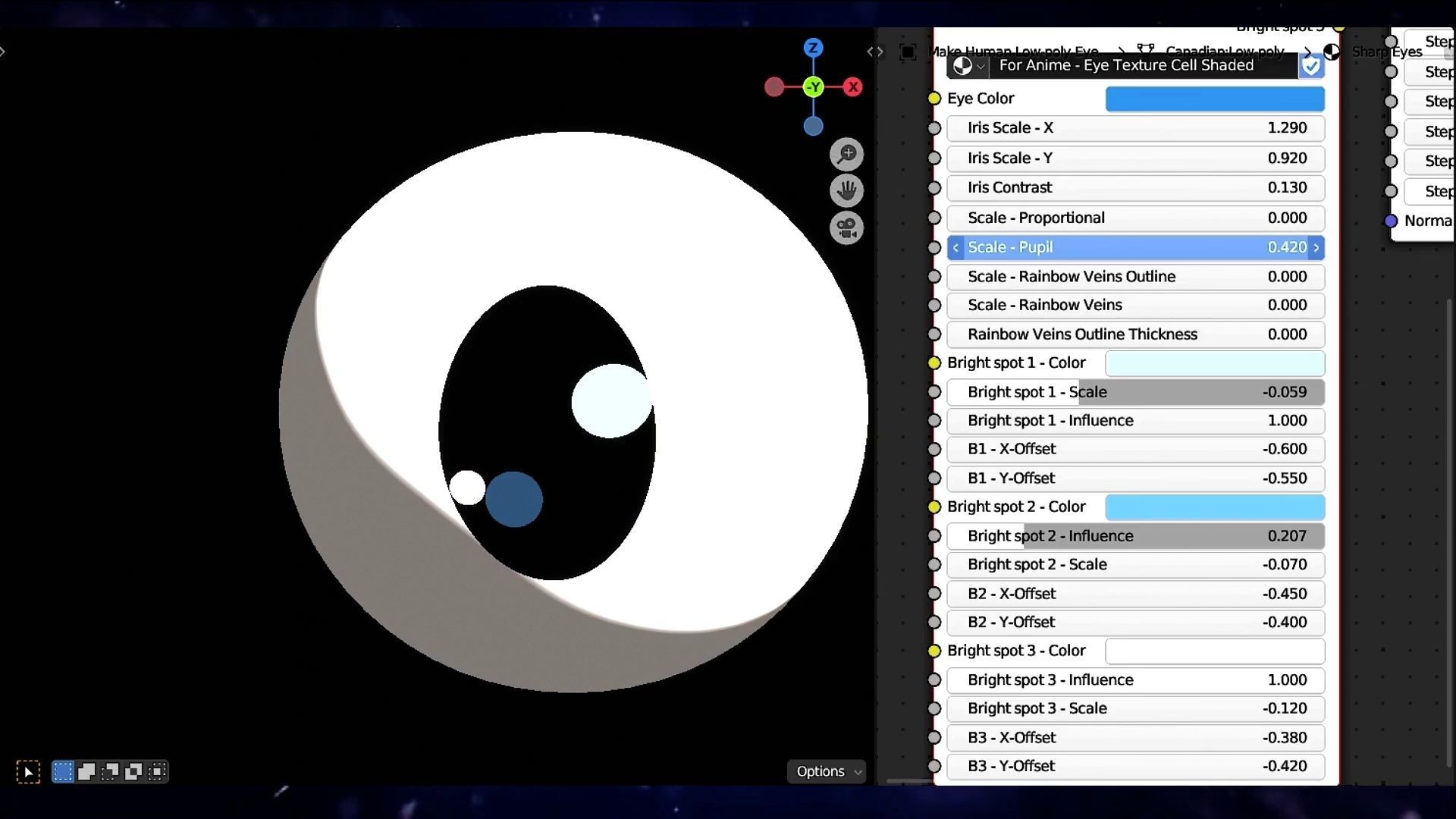 For Anime in Blender - Procedural Eye texture Texture_8
