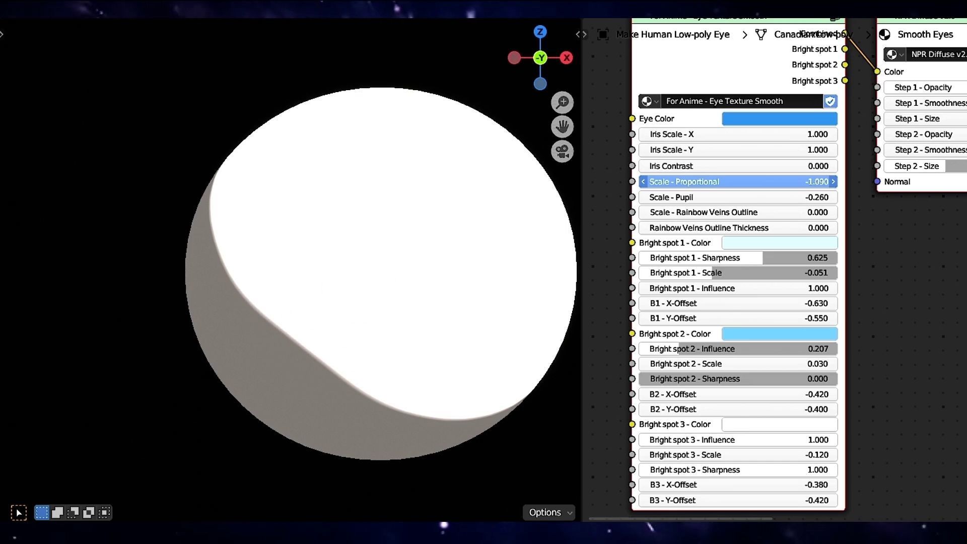 For Anime in Blender - Procedural Eye texture Texture_25