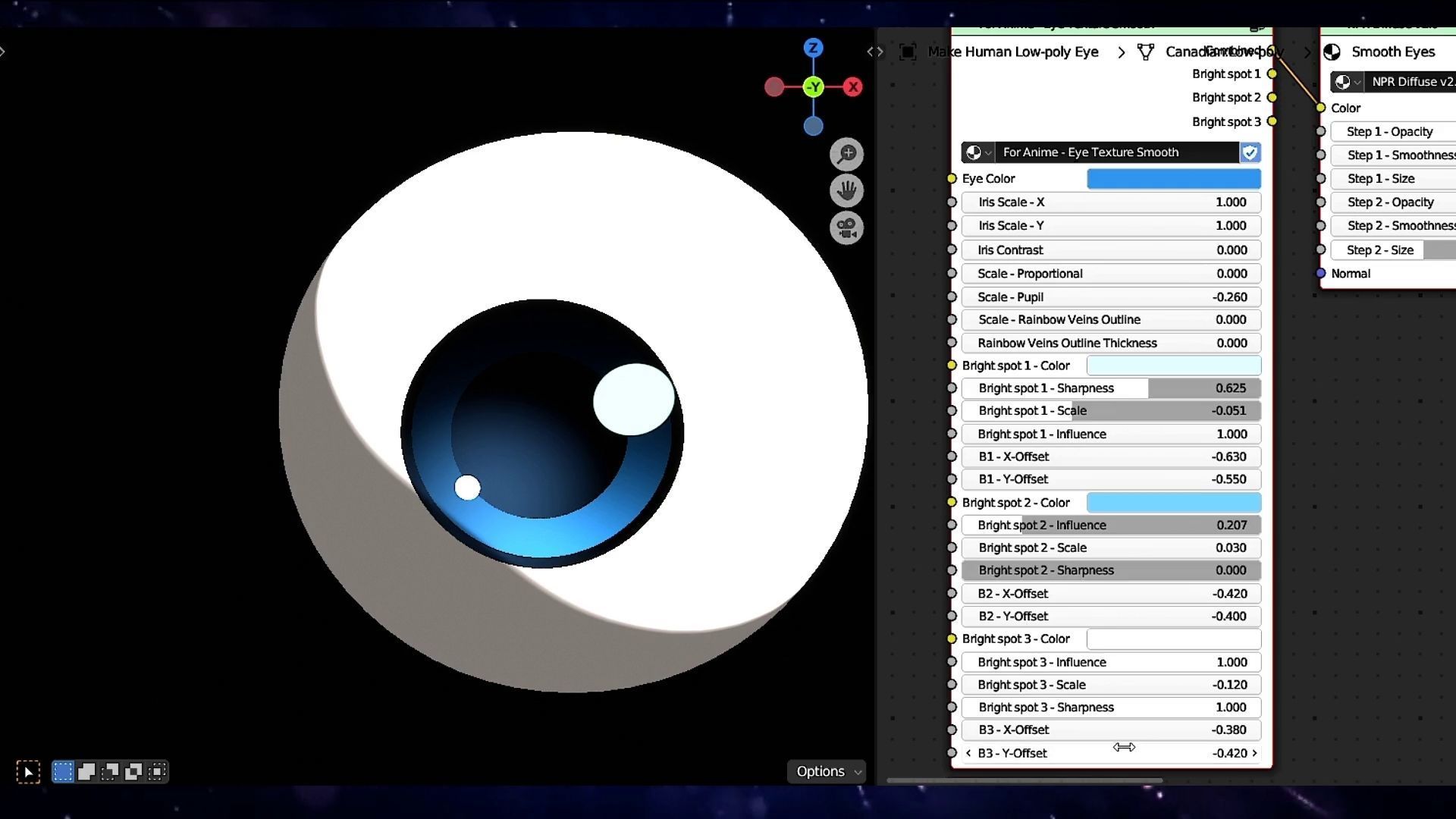 For Anime in Blender - Procedural Eye texture Texture_42