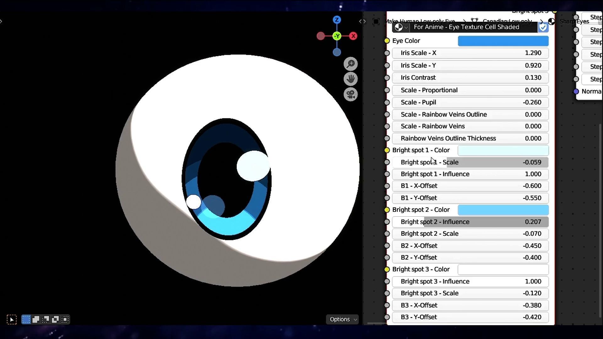 For Anime in Blender - Procedural Eye texture Texture_10