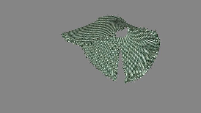 Dress collars scarves and necklaces decorated 3d models 3D model
