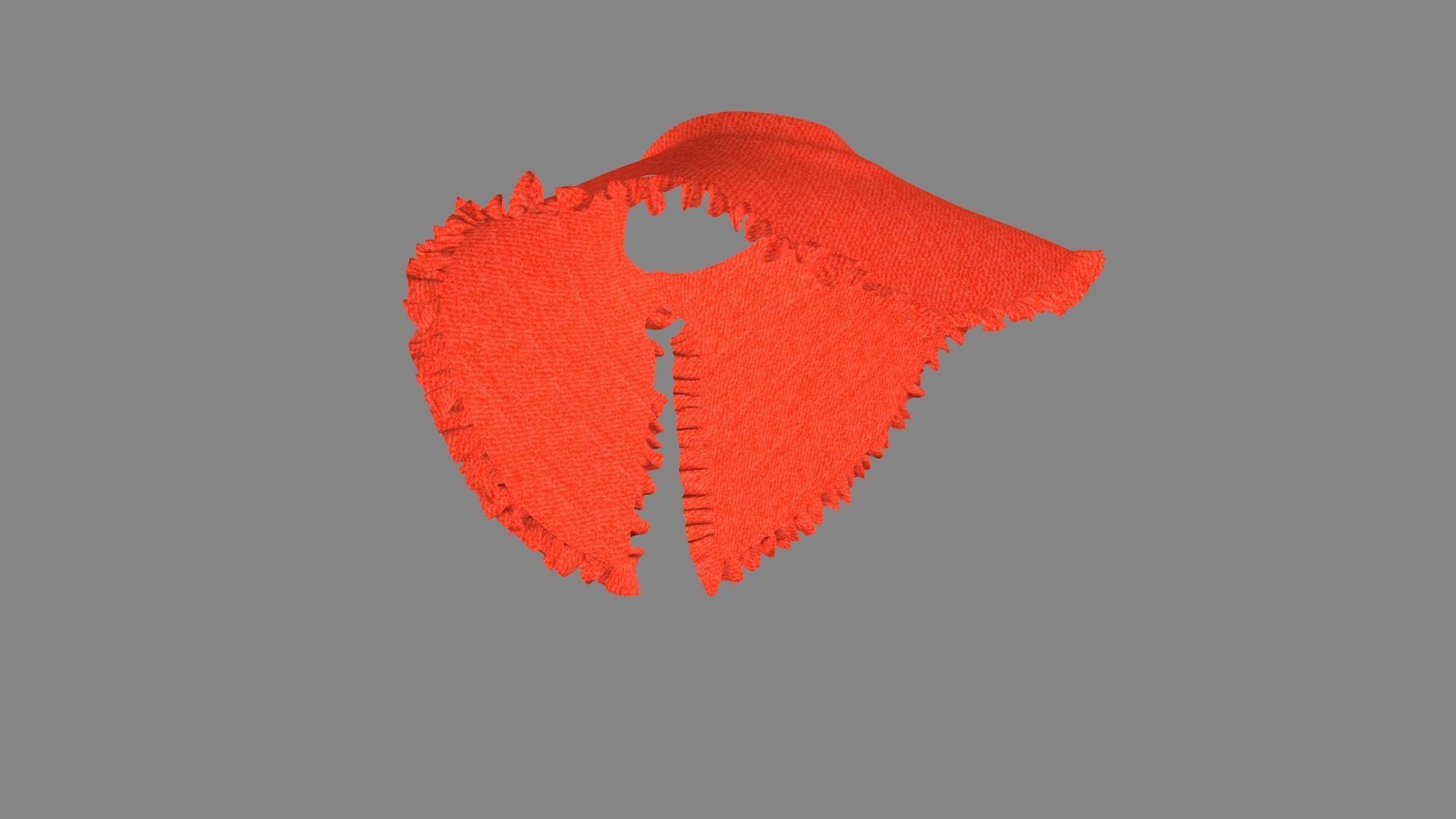 Dress collars scarves and necklaces decorated 3d models 3D model_4