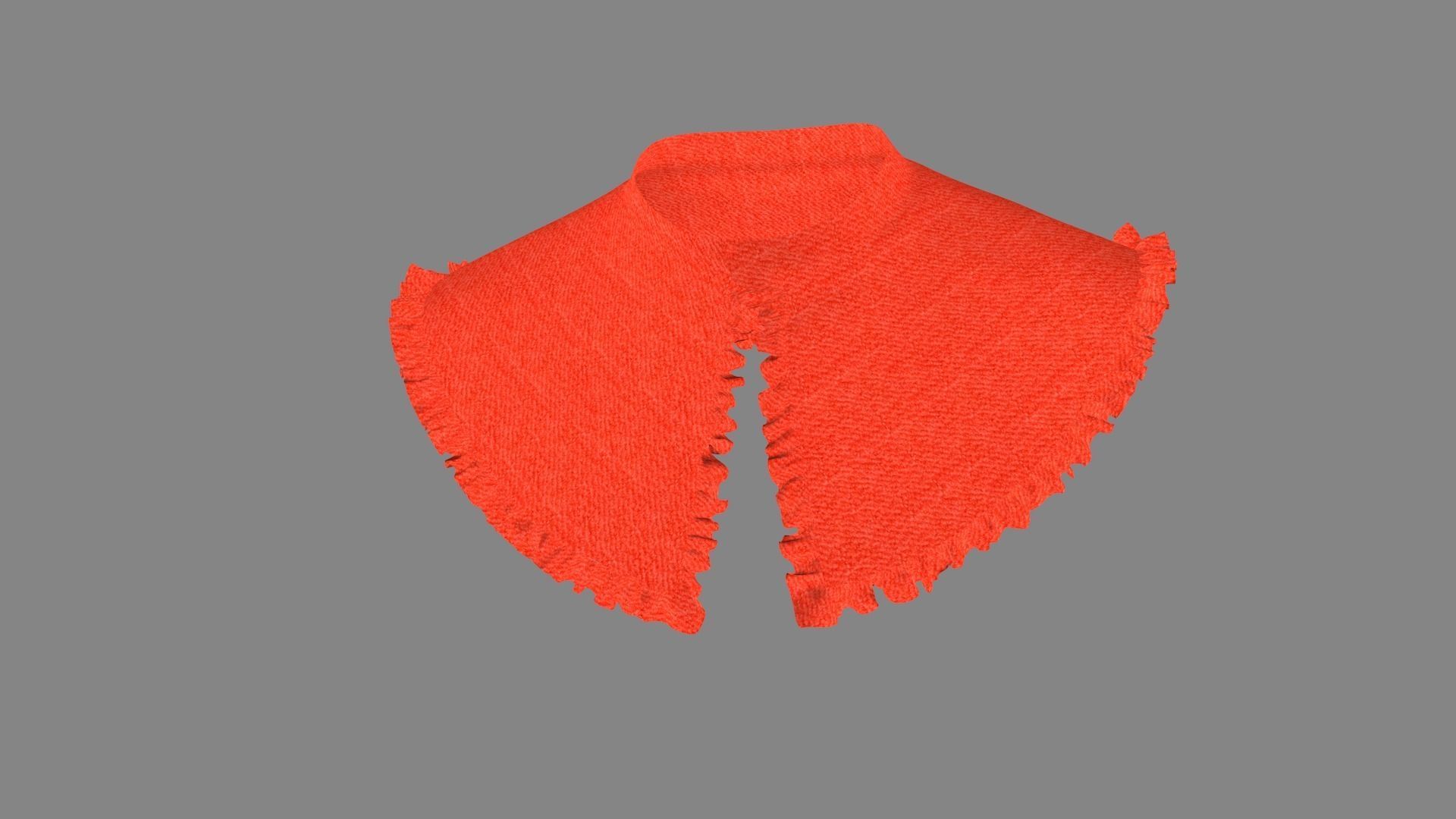 Dress collars scarves and necklaces decorated 3d models 3D model_2