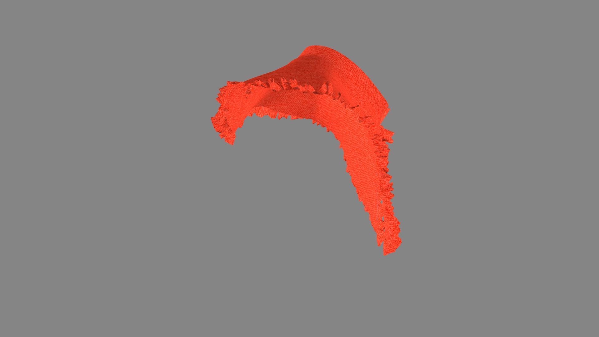 Dress collars scarves and necklaces decorated 3d models 3D model_6