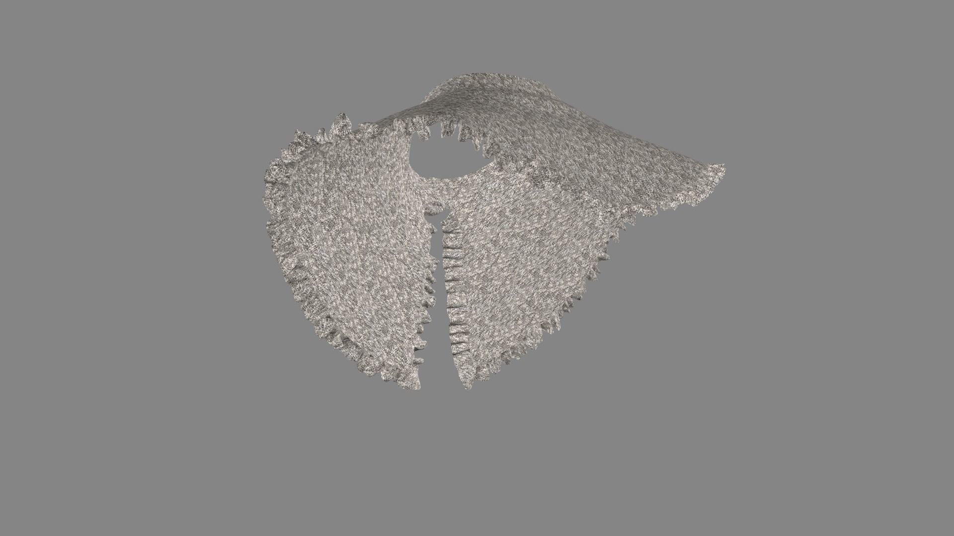 Dress collars scarves and necklaces decorated 3d models 3D model_3