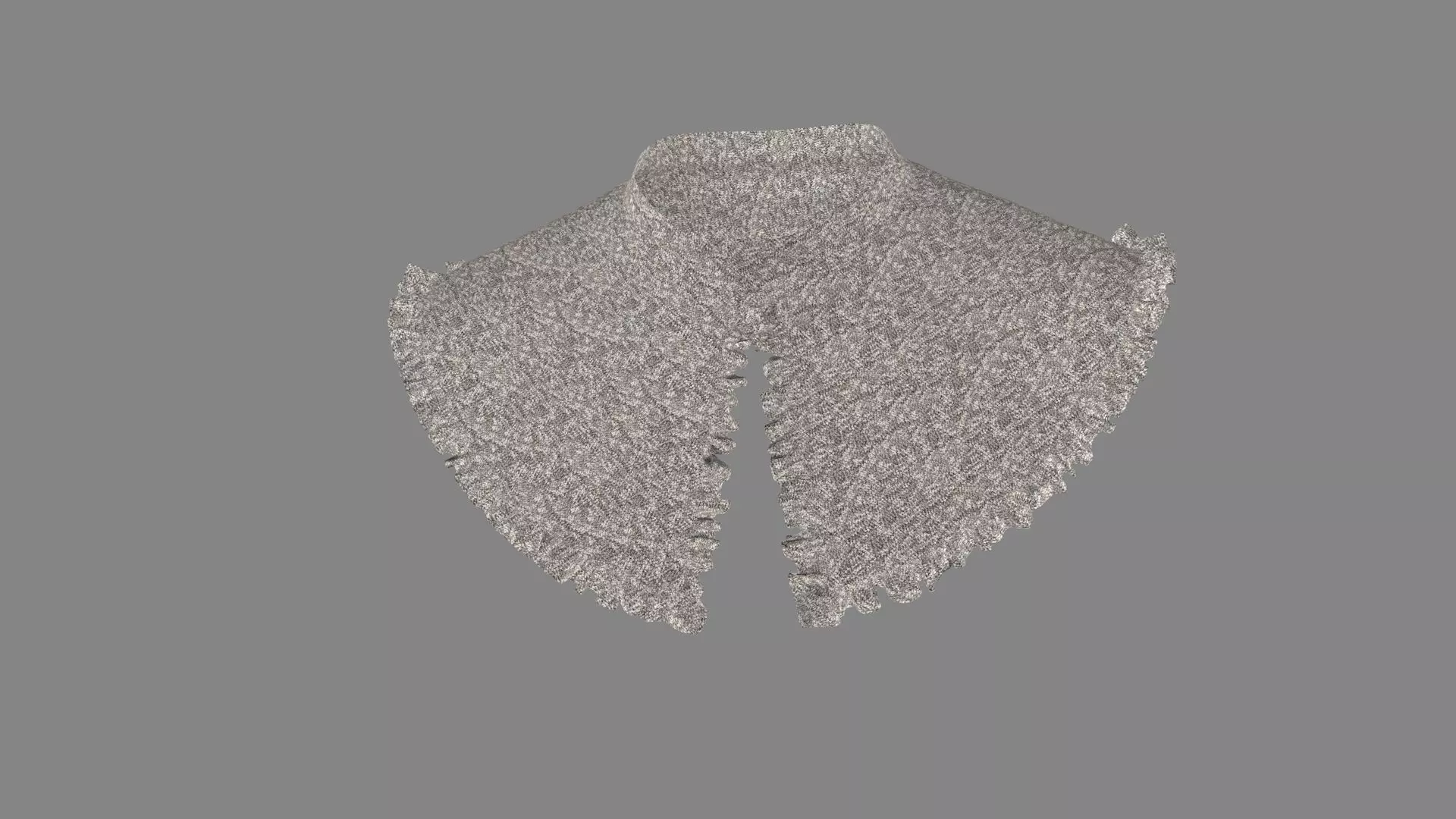 Dress collars scarves and necklaces decorated 3d models 3D model_0