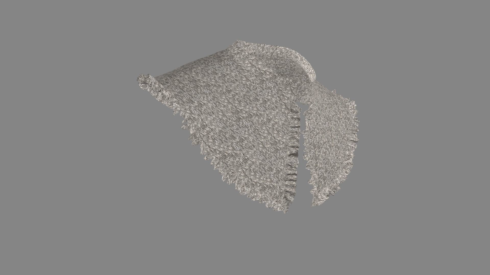 Dress collars scarves and necklaces decorated 3d models 3D model_6