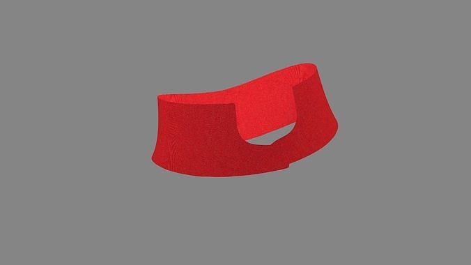Dress collars scarves and necklaces decorated 3d models 3D model
