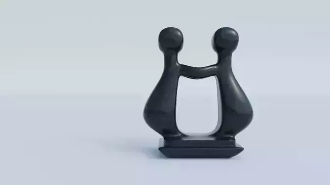 Holding Hands 3D model