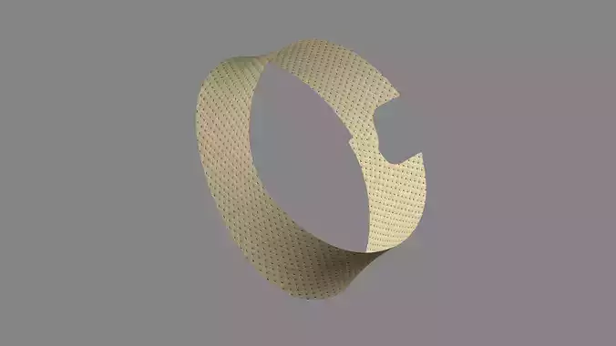 Dress collars scarves and necklaces decorated 3d models