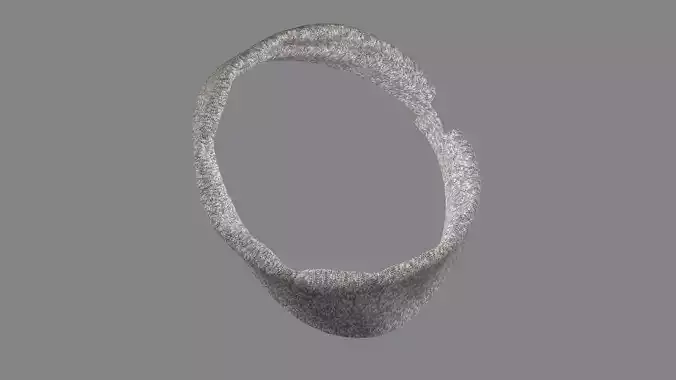 Dress collars scarves and necklaces decorated 3d models