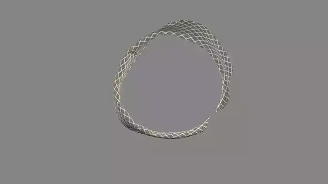 Dress collars scarves and necklaces decorated 3d models