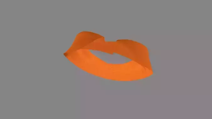 Dress collars scarves and necklaces decorated 3d models