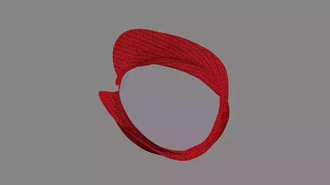 Dress collars scarves and necklaces decorated 3d models