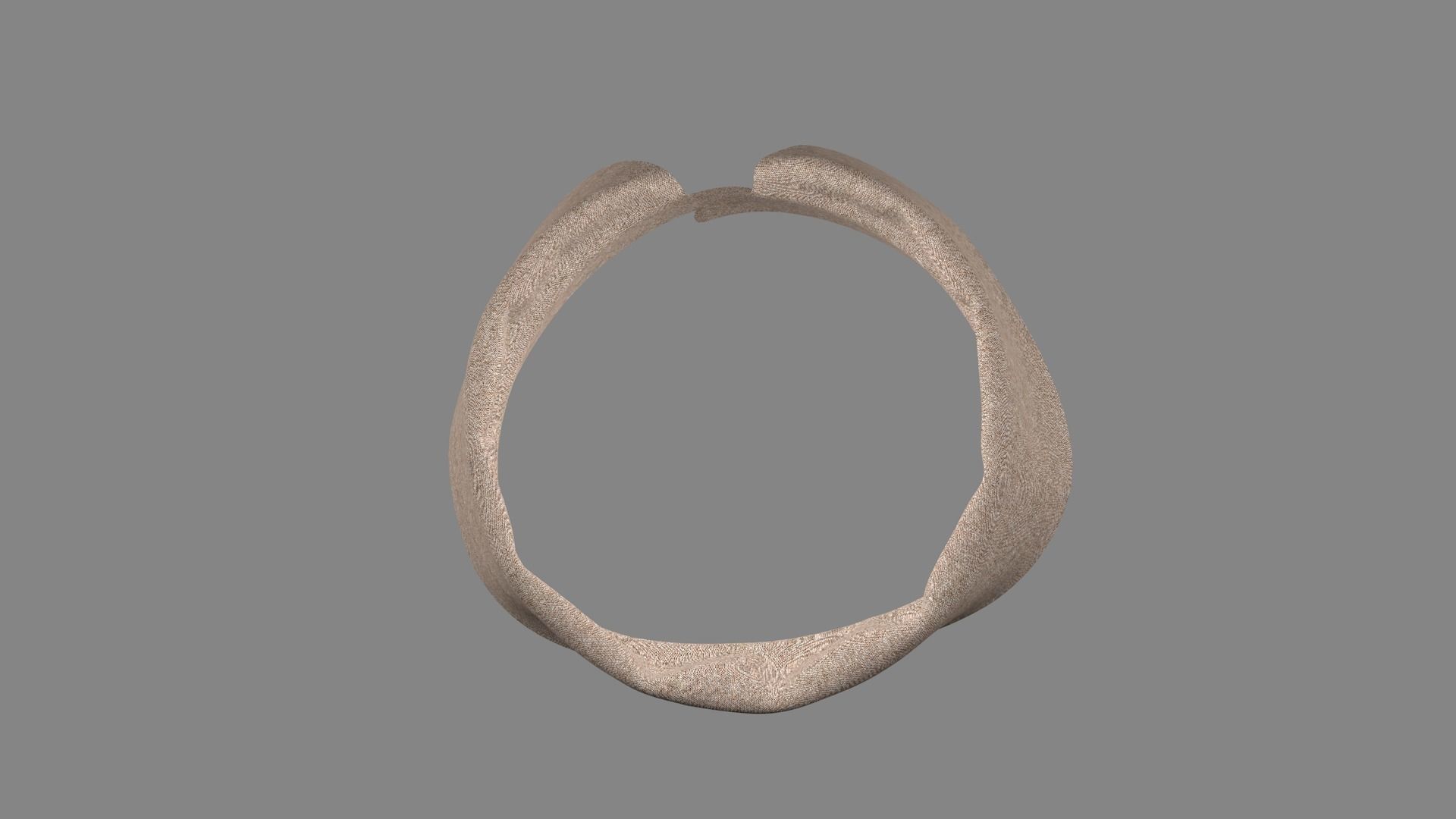 Dress collars scarves and necklaces decorated 3d models 3D model_2