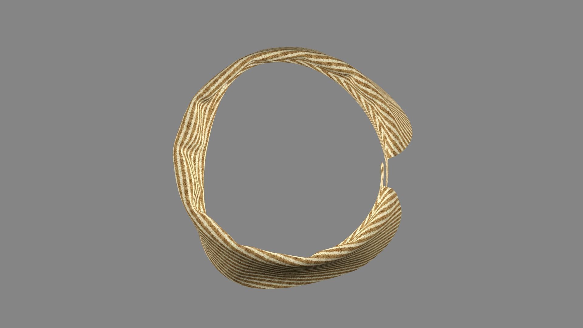 Dress collars scarves and necklaces decorated 3d models 3D model_5