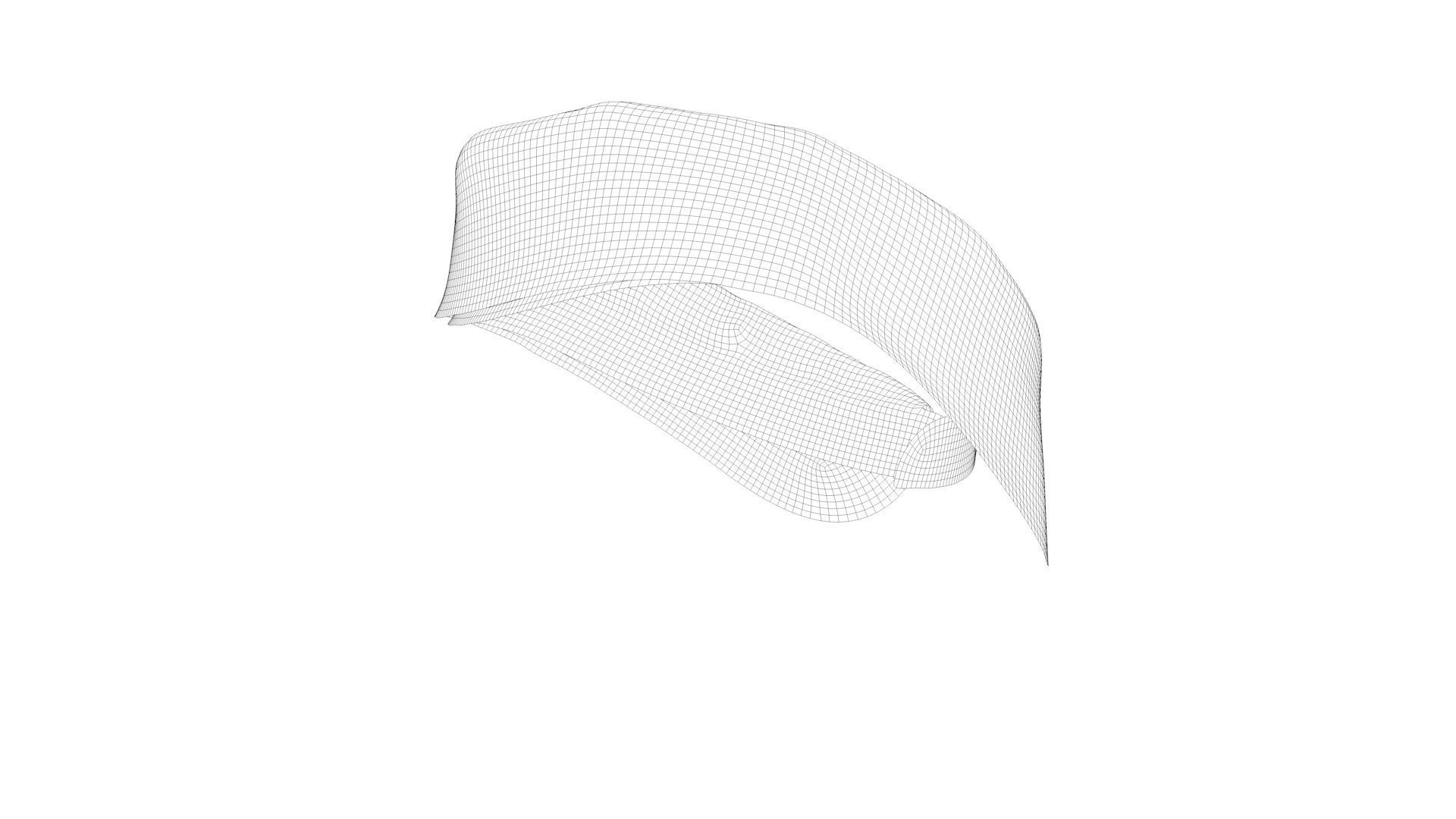 Dress collars scarves and necklaces decorated 3d models 3D model_9