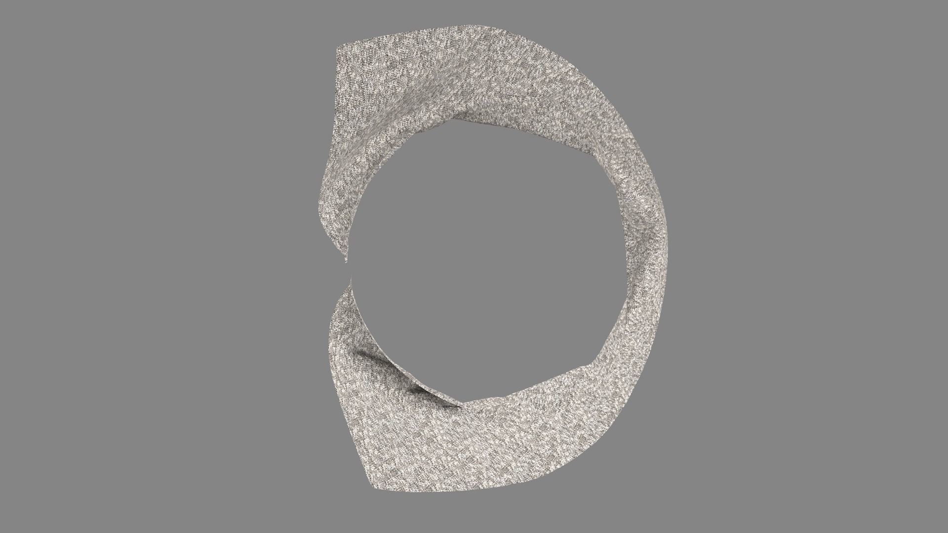 Dress collars scarves and necklaces decorated 3d models 3D model_3