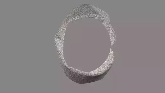 Dress collars scarves and necklaces decorated 3d models