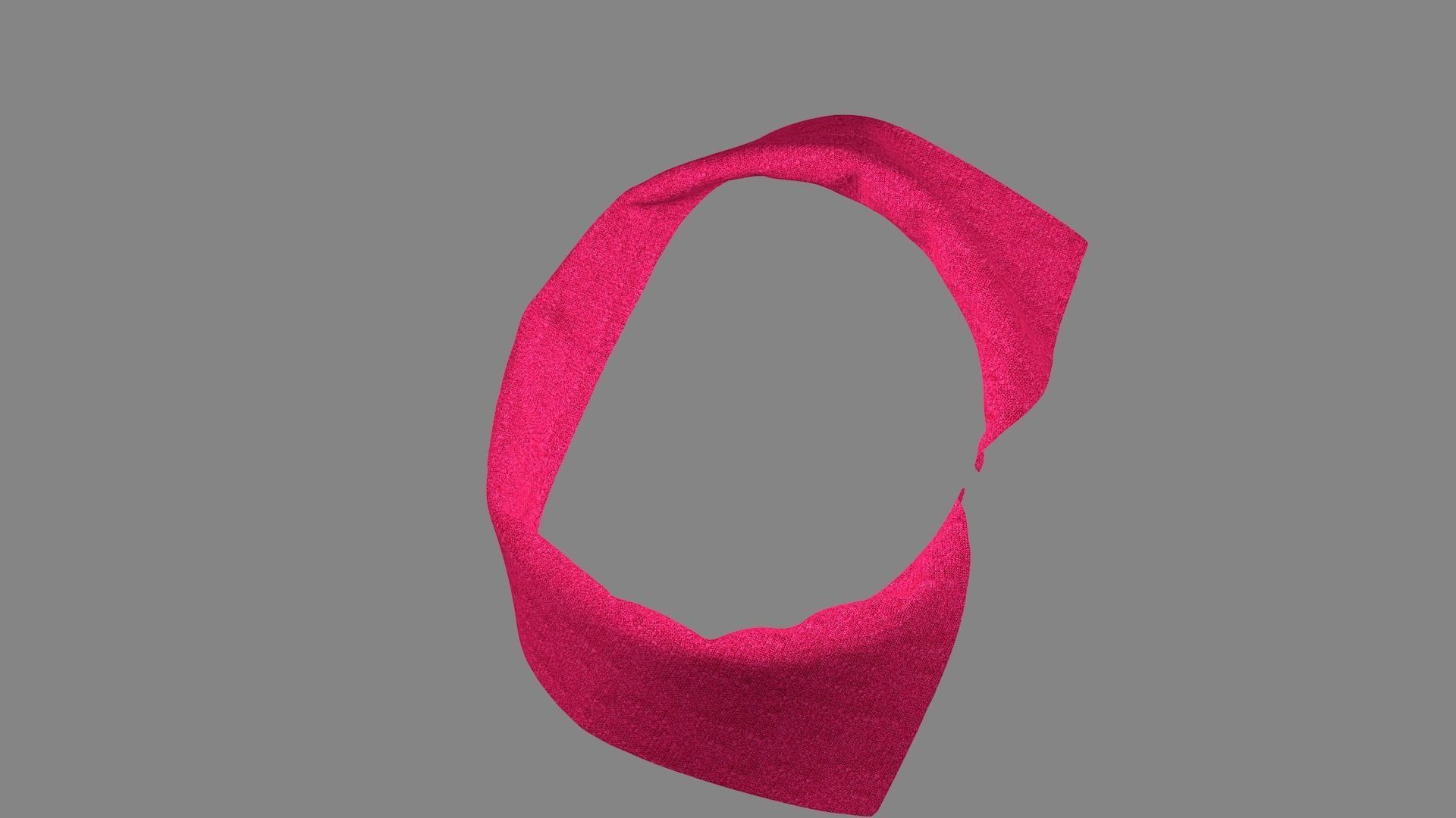 Dress collars scarves and necklaces decorated 3d models 3D model_3