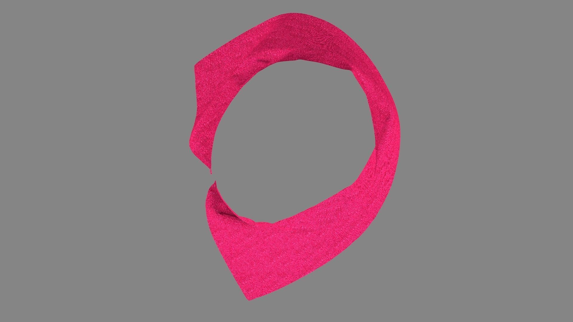 Dress collars scarves and necklaces decorated 3d models 3D model_6