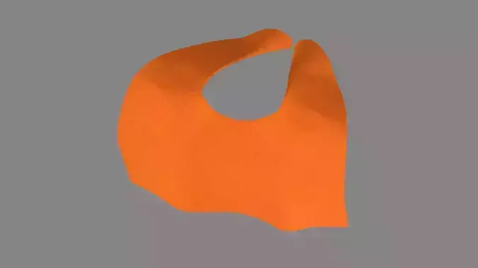 Dress collars scarves and necklaces decorated 3d models